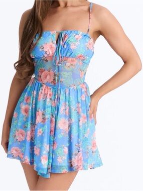 denim rose dress AKNVAS Eryn Midi with 3D Roses | Blue | Size 8 To you:L/40 dress patterns to sell Tumble dry low HOW TO WEAR A